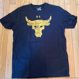 Black Under Armour Bull Tee